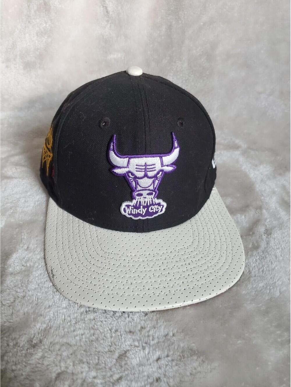 Chicago Bulls Hat Snapback New Era Championship Windy City Hardwood Classics